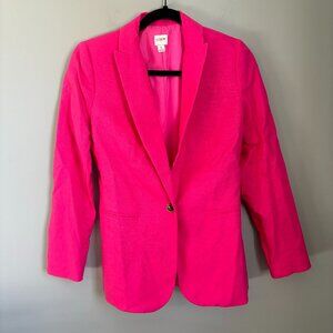 J. Crew Linen Blend Holland Single Button Blazer